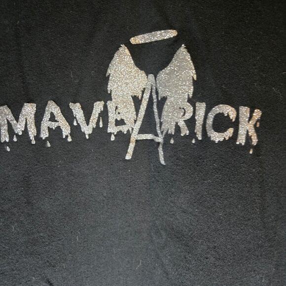 ATHLETIC WORKS MAVERICK BLACK/SILVER SWEATSHIRT SIZE M 0307 - Picture 4 of 9